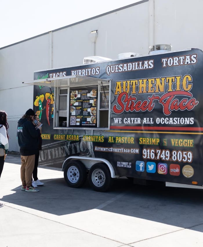 Authentic Street Taco catering a corporate event in Sacramento