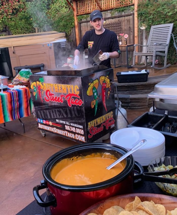 Private party catering in Sacramento