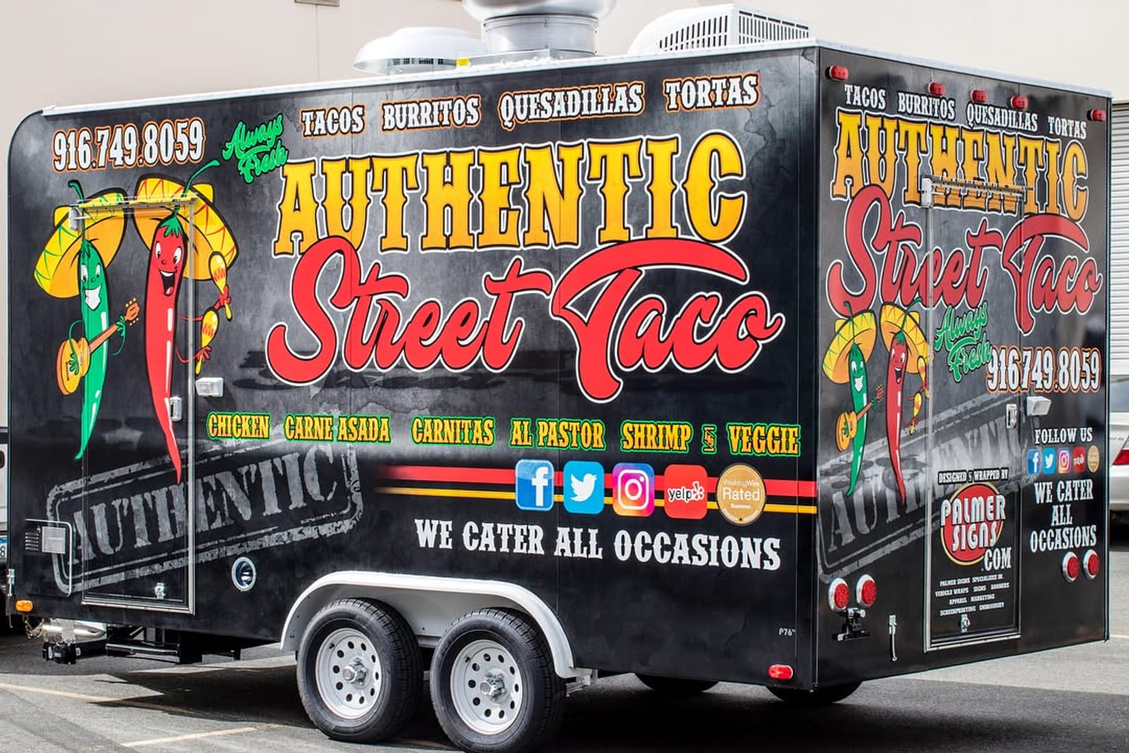 The Authentic Street Taco food truck, which caters events across Sacramento