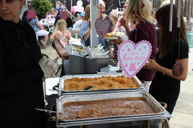 Authentic Mexican catering spread in Sacramento