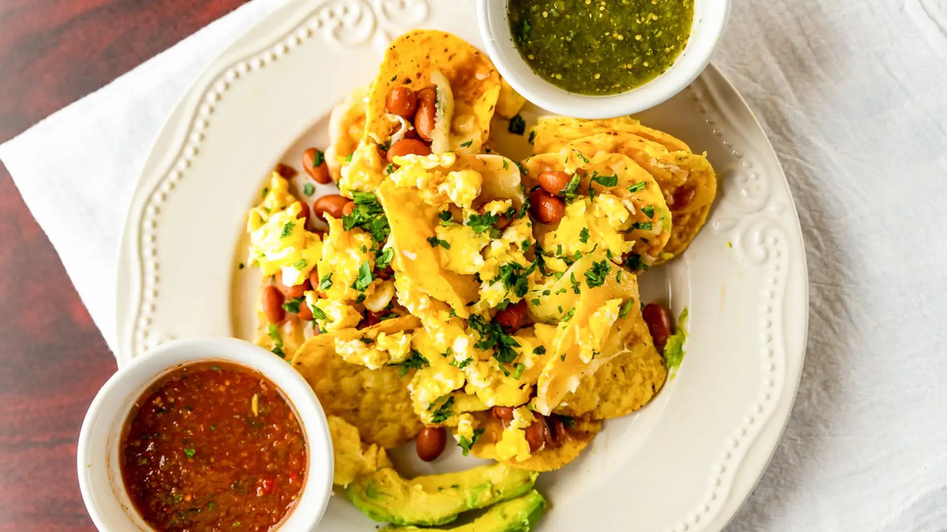 Authentic Mexican chilaquiles