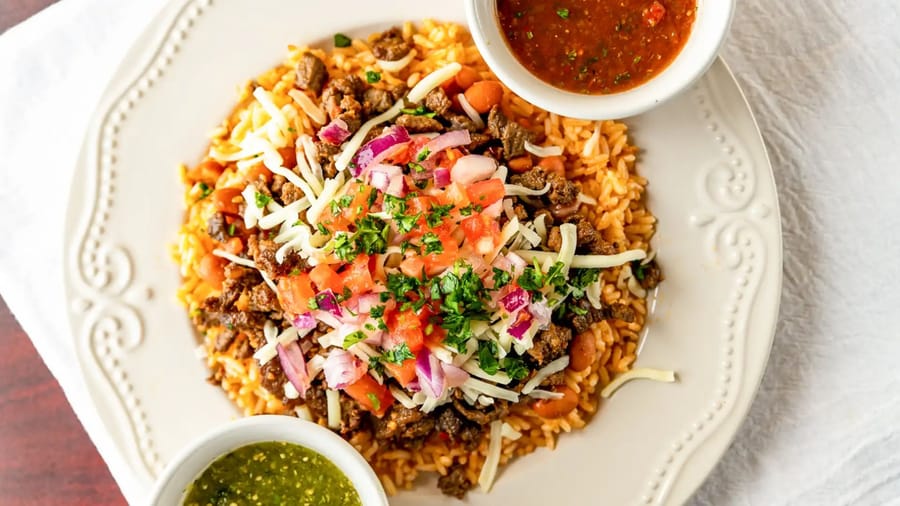 Mexican loaded food bowl