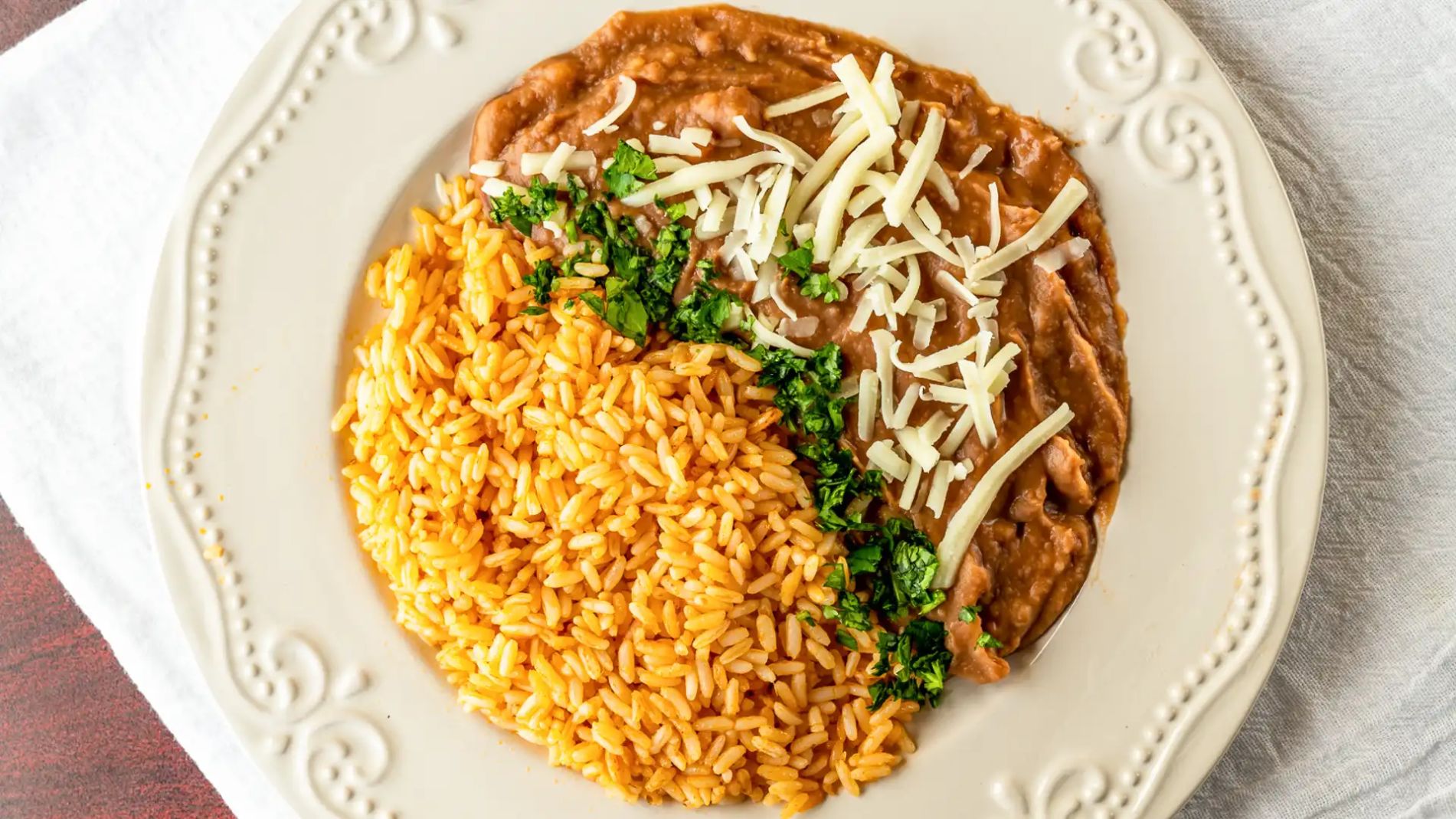 Mexican rice and beans
