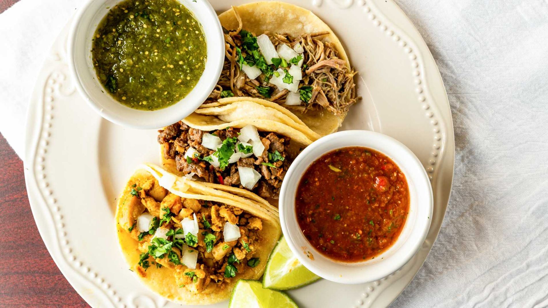 Authentic Street Taco signature tacos